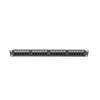Kép 1/5 - Lanberg PPU6-1024-B 19"/1U 24port Cat6 UTP árnyékolatlan fekete patch panel