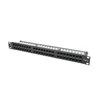 Kép 4/4 - Lanberg PPU6-1048-B 19"/1U 48port Cat6 UTP árnyékolatlan fekete patch panel