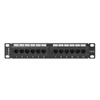Kép 1/2 - Lanberg PPU6-9012-B 10"/1U 12port Cat6 UTP árnyékolatlan fekete patch panel
