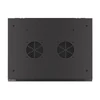 Kép 8/29 - Lanberg WF01-6404-10B 19" 4U SZÉL:600 MÉLY:450 MAG:290 lapraszerelt üvegajtós fekete fali rack szekrény