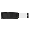 Kép 10/29 - Lanberg WF01-6404-10B 19" 4U SZÉL:600 MÉLY:450 MAG:290 lapraszerelt üvegajtós fekete fali rack szekrény