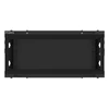 Kép 12/29 - Lanberg WF01-6404-10B 19" 4U SZÉL:600 MÉLY:450 MAG:290 lapraszerelt üvegajtós fekete fali rack szekrény