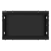 Kép 10/28 - Lanberg WF01-6406-10B 19" 6U SZÉL:600 MÉLY:450 MAG:379 lapraszerelt üvegajtós fekete fali rack szekrény