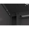 Kép 12/28 - Lanberg WF01-6406-10B 19" 6U SZÉL:600 MÉLY:450 MAG:379 lapraszerelt üvegajtós fekete fali rack szekrény