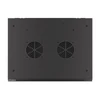 Kép 11/15 - Lanberg WF01-6409-10B 19" 9U SZÉL:600 MÉLY:450 MAG:512 lapraszerelt üvegajtós fekete fali rack szekrény