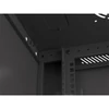 Kép 12/15 - Lanberg WF01-6409-10B 19" 9U SZÉL:600 MÉLY:450 MAG:512 lapraszerelt üvegajtós fekete fali rack szekrény