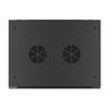 Kép 9/15 - Lanberg WF01-6412-10B 19" 12U SZÉL:600 MÉLY:450 MAG:640 lapraszerelt üvegajtós fekete fali rack szekrény
