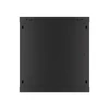 Kép 11/15 - Lanberg WF01-6412-10B 19" 12U SZÉL:600 MÉLY:450 MAG:640 lapraszerelt üvegajtós fekete fali rack szekrény