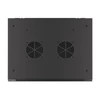 Kép 10/15 - Lanberg WF01-6415-10B 19" 15U SZÉL:600 MÉLY:450 MAG:774 lapraszerelt üvegajtós fekete fali rack szekrény