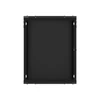 Kép 11/15 - Lanberg WF01-6415-10B 19" 15U SZÉL:600 MÉLY:450 MAG:774 lapraszerelt üvegajtós fekete fali rack szekrény