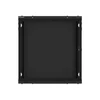 Kép 8/15 - Lanberg WF01-6612-10B 19" 12U SZÉL:600 MÉLY:600 MAG:640 lapraszerelt üvegajtós fekete fali rack szekrény