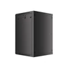 Kép 8/28 - Lanberg WF01-6618-10B 19" 18U SZÉL:600 MÉLY:600 MAG:907 lapraszerelt üvegajtós fekete fali rack szekrény