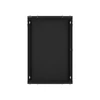 Kép 11/28 - Lanberg WF01-6618-10B 19" 18U SZÉL:600 MÉLY:600 MAG:907 lapraszerelt üvegajtós fekete fali rack szekrény