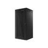 Kép 3/24 - Lanberg WF01-6627-10B 19" 27U SZÉL:600 MÉLY:600 MAG:1307 lapraszerelt üvegajtós fekete fali rack szekrény