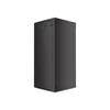 Kép 8/24 - Lanberg WF01-6627-10B 19" 27U SZÉL:600 MÉLY:600 MAG:1307 lapraszerelt üvegajtós fekete fali rack szekrény