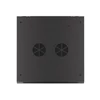 Kép 9/24 - Lanberg WF01-6627-10B 19" 27U SZÉL:600 MÉLY:600 MAG:1307 lapraszerelt üvegajtós fekete fali rack szekrény