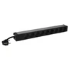 Kép 1/3 - Legrand 646821 19"/1U 16A KIM 9xSHK gyermekvédett jelzőlámpás elosztósor