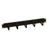 Kép 1/3 - Legrand 1U/19" Linkeo vizszintes rendező panel 5 x aluminium gyűrűs csavaros rögzítés átmenő kivágásokkal