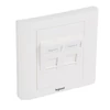 Kép 1/3 - Legrand 632797 2xRJ45 Keystone port fogadására Linkeo süllyesztett szerelvény