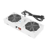 Kép 1/3 - Legrand EC2VW 2 ventilátoros tetőventilátor és termosztát készlet Evoline fali szekrényhez