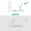 Laptop állvány, állítható, LEITZ 