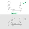 Leitz Ergo kétállású világosszürke monitorállvány