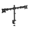 Kép 1/5 - LogiLink BP0022 13"-27" Dual asztali monitor tartó konzol