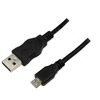 Kép 1/3 - LogiLink CU0034 USB 2.0 A apa - USB Micro apa 1,8m kábel