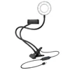 Kép 1/7 - Logilink AA0150 8,5cm fekete LED körlámpa okostelefonhoz