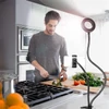 Kép 5/7 - Logilink AA0150 8,5cm fekete LED körlámpa okostelefonhoz