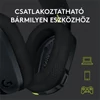 Kép 8/16 - Logitech G435 Lightspeed Wireless fekete gamer headset