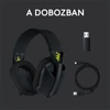 Kép 10/16 - Logitech G435 Lightspeed Wireless fekete gamer headset