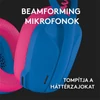 Kép 4/16 - Logitech G435 Lightspeed Wireless kék gamer headset
