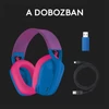 Kép 10/16 - Logitech G435 Lightspeed Wireless kék gamer headset