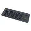 Kép 1/11 - Logitech K400 Plus Touchpad HUN fekete vezeték nélküli billentyűzet