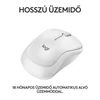 Kép 7/11 - Logitech M240 Silent Bluetooth fehér egér