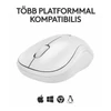 Kép 9/11 - Logitech M240 Silent Bluetooth fehér egér