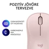 Kép 6/11 - Logitech M240 Silent Bluetooth rózsaszín egér