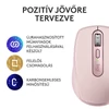 Kép 3/25 - Logitech MX Anywhere 3S vezeték nélküli rózsaszín egér