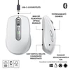 Kép 2/25 - Logitech MX Anywhere 3S vezeték nélküli szürke egér