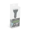 Kép 5/9 - MNC 55054BK Autós szivargyújtó adapter 2xUSB feszültségmérővel és árammérővel fekete