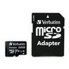 Memóriakártya, microSDXC, 256GB CL10/U1, 90/10 MB/s, adapter, VERBATIM 