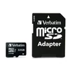 Memóriakártya, microSDHC, 32GB, CL10/U3, 90/45 MB/s, adapter, VERBATIM 