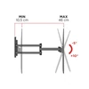 Kép 7/9 - Meliconi Flatstyle FDR 400 Fast Block 40"- 65" fali TV konzol