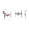 Kép 8/9 - Meliconi Flatstyle FDR 400 Fast Block 40"- 65" fali TV konzol