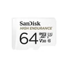 Kép 7/8 - Sandisk 64GB SD micro (SDXC Class 10 UHS-I U3) High Endurance memória kártya