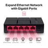 Kép 3/6 - Mercusys MS105G 5port 10/100/1000Mbps nem menedzselhető asztali Switch