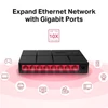 Kép 3/6 - Mercusys MS108G 8port 10/100/1000Mbps nem menedzselhető asztali Switch