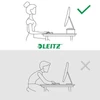 Kép 10/11 - Monitorállvány, LEITZ "Ergo Cosy", fehér