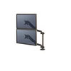 Kép 3/6 - Monitortartó kar, két monitorhoz, FELLOWES, "Platinum Series™ Dual Stacking", fekete